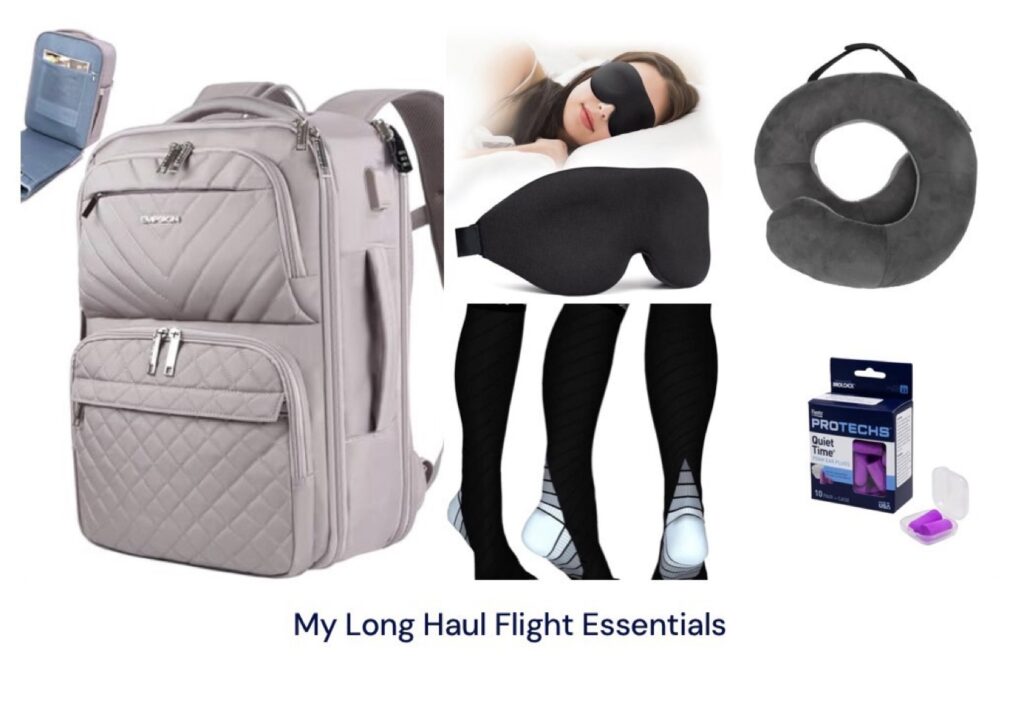 My Long Haul Flight Essentials